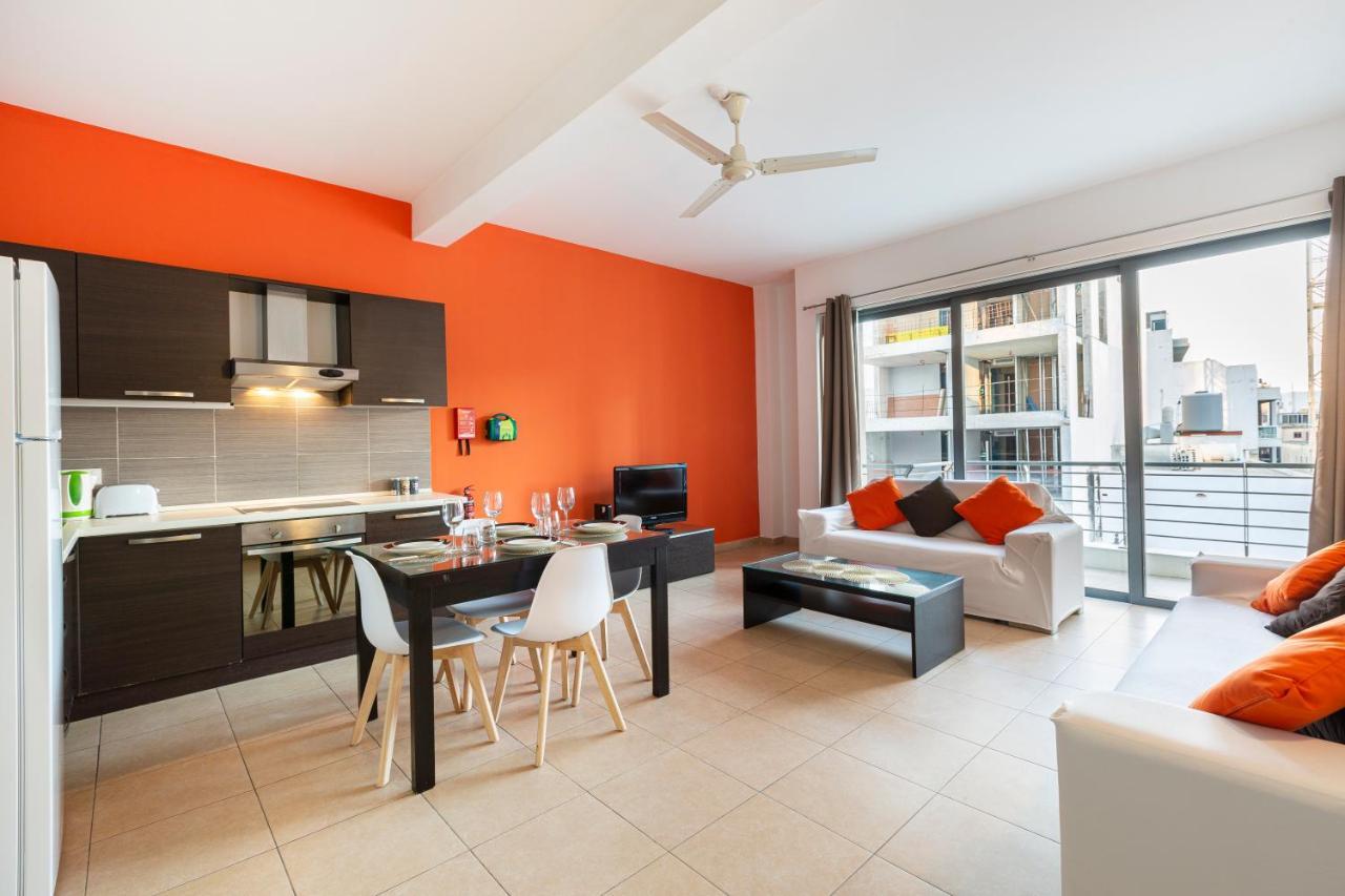 Lovely, Spacious High Floor Apt In Central Pv & Ac By 360 Estates Saint Julian's Exteriér fotografie